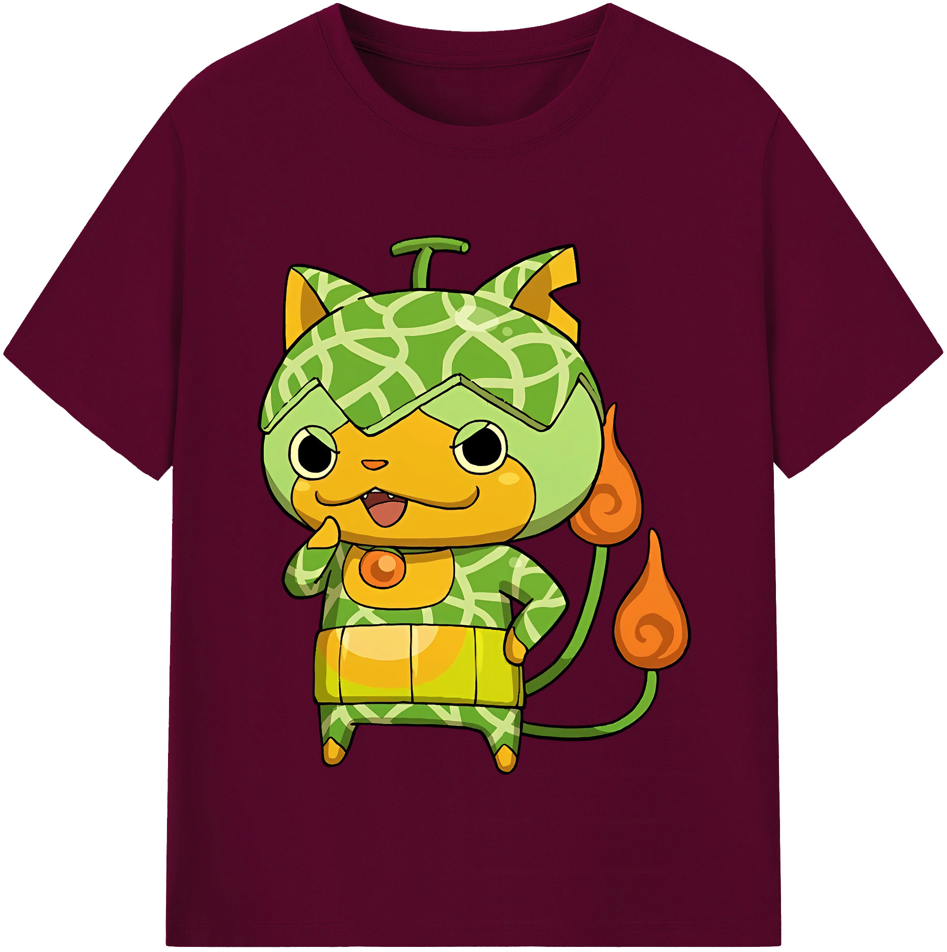（画像用） 妖怪ウォッチ Yo-kai Watch レディースカジュアルプリントTシャツ（綿100％）